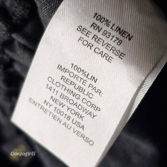 House of Harlow 1960 Smocked Waist Wide Leg Linen Pants Size Small - Picture 6 of 7